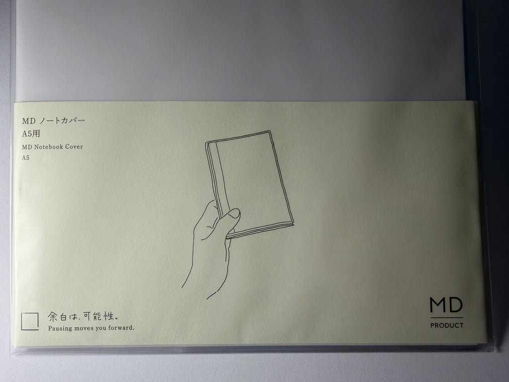 Midori MD Clear Cover A5 — Schutzhülle aus transparentem PVC
