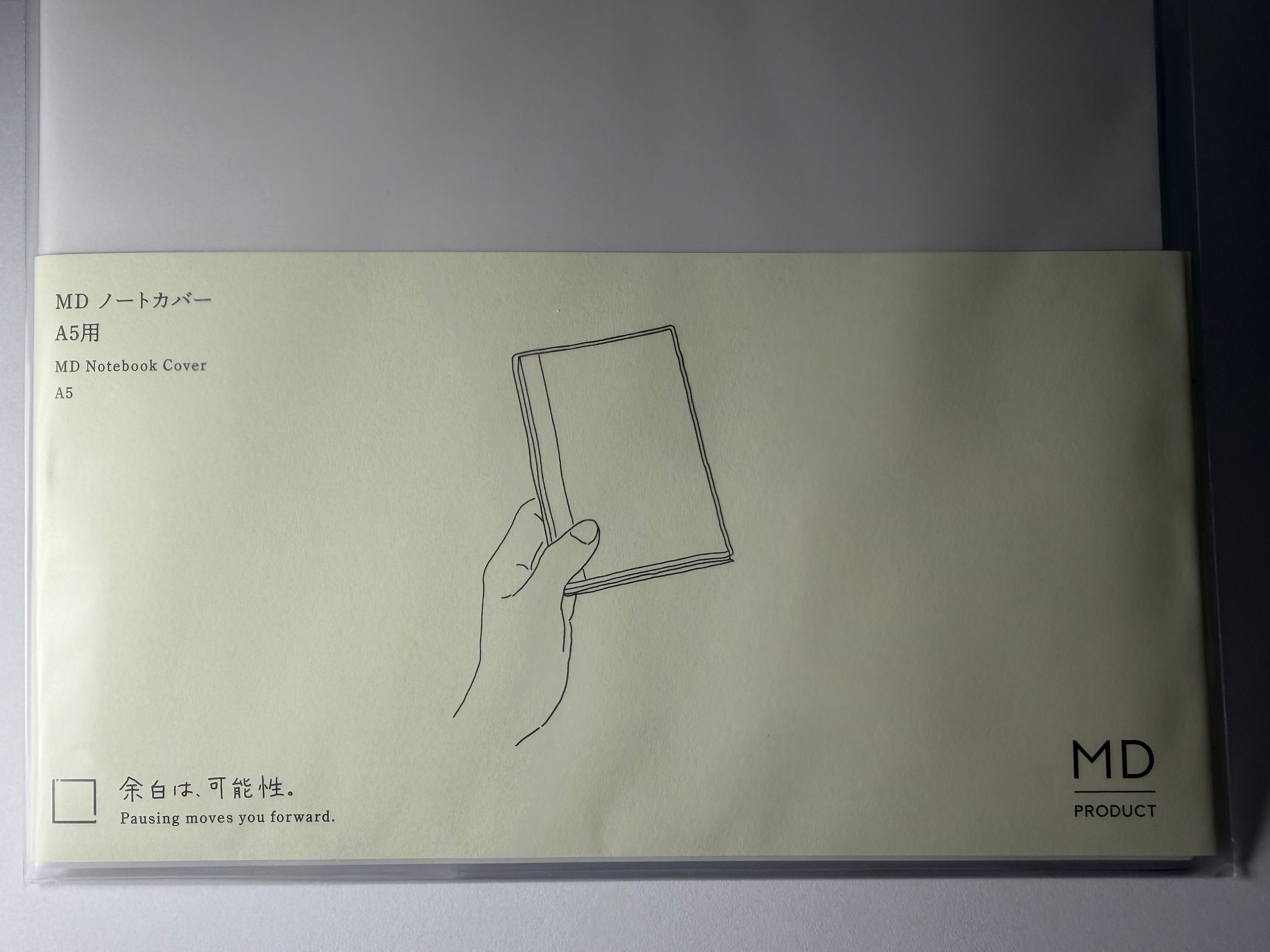 Midori MD Clear Cover A5 — Schutzhülle aus transparentem PVC