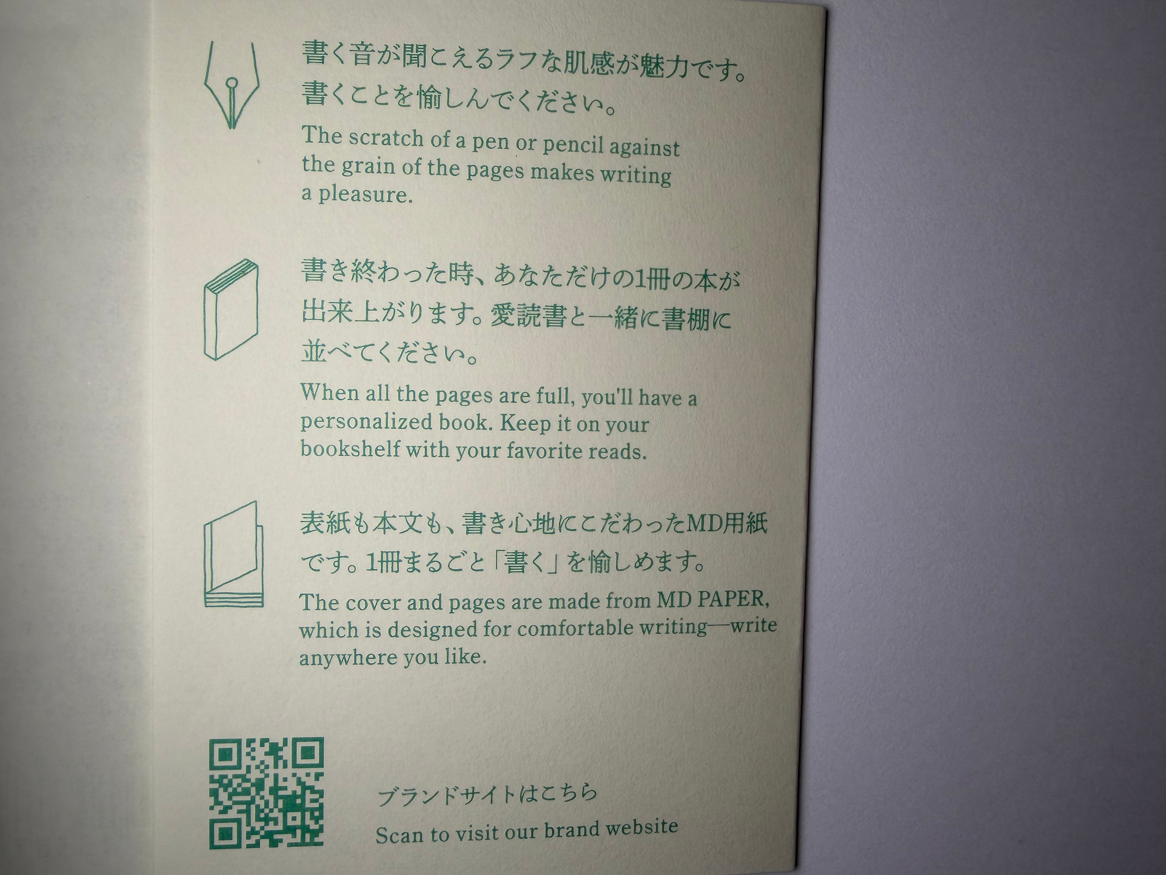 Midori MD Notebook A5 — Punktraster 5 mm, 176 Seiten
