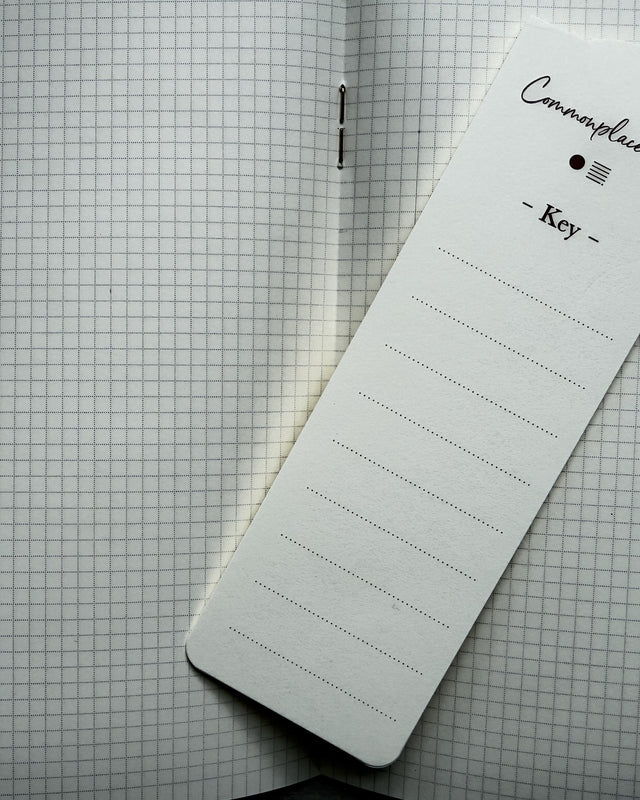 Midori Commonplace Book A6 — Notizheft, Karo 2,5 mm, 61 Seiten