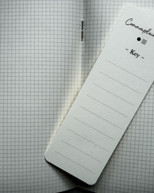 Midori Commonplace Book A6 — Notizheft, Karo 2,5 mm, 61 Seiten