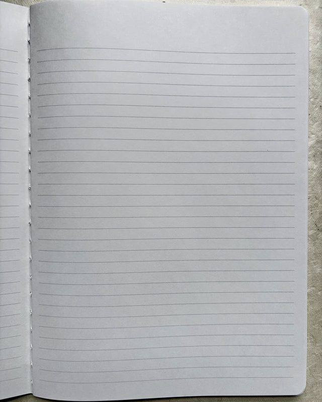 Stalogy New Vintage Notebook B5 — Grau, liniert 7 mm, 104 Seiten