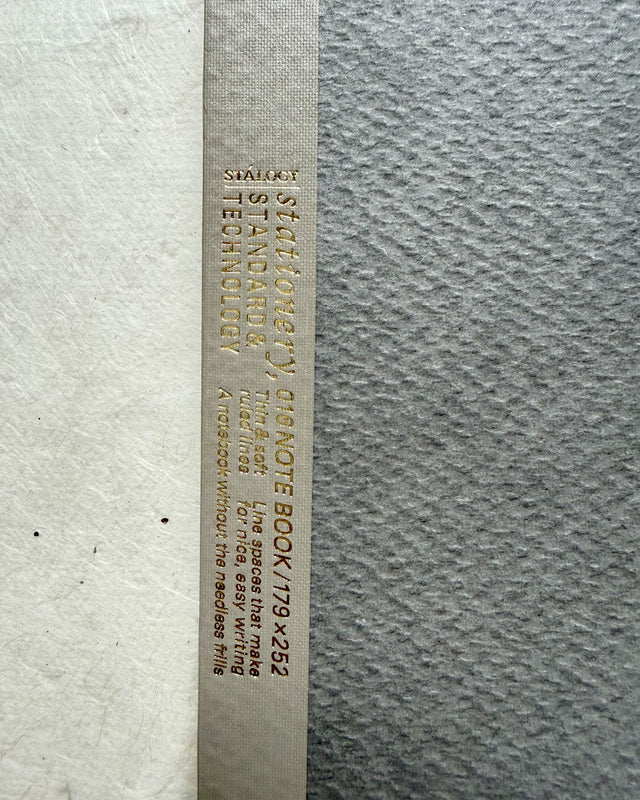Stalogy New Vintage Notebook B5 — Grau, liniert 7 mm, 104 Seiten